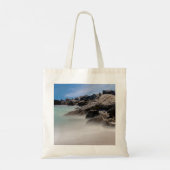 Shell Island Rotsen En Golven Tote Tas (Achterkant)