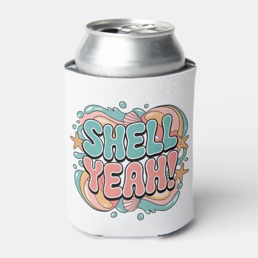 Shell ja! Beach Blikjeskoeler (Blikje Voorkant)