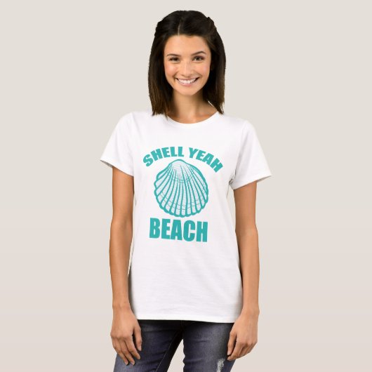 Shell Ja Beach T-shirt (Voorkant volledig)