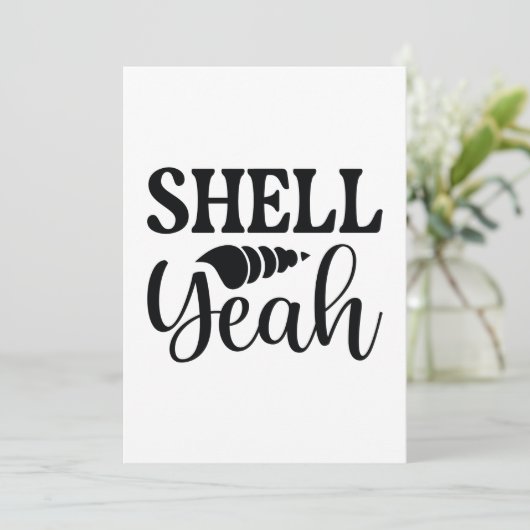 Shell Ja Bedankkaart (Staand voorkant)