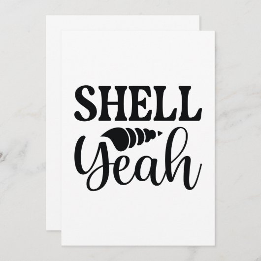 Shell Ja Bedankkaart (Voorkant / Achterkant)