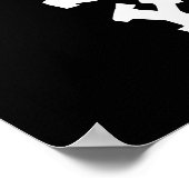 Shell Ja Funny Tortoise Pun Dark BG Poster (Hoek)