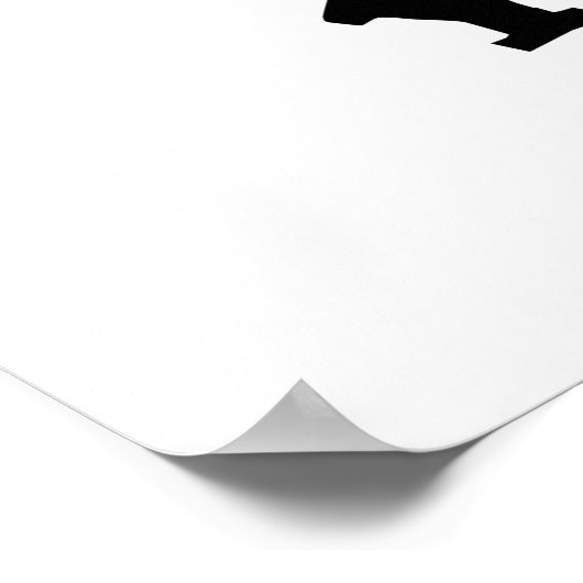 Shell Ja Grappige Tortoise Pun Poster (Hoek)