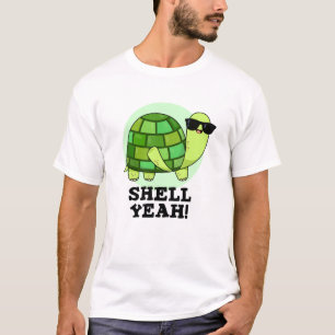 Shell Ja Grappige Tortoise Pun T-shirt
