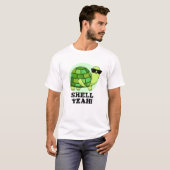Shell Ja Grappige Tortoise Pun T-shirt (Voorkant volledig)