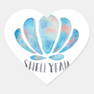 Shell Ja Hart Sticker