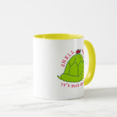 Shell Ja Introverted Turtle Cute Mok (Voorkant rechts)