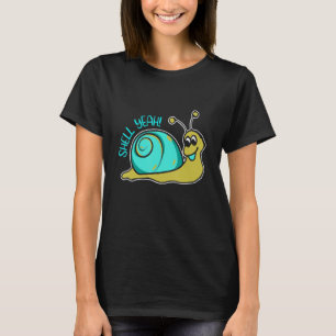 Shell Ja Snail Pun Snail Farming Helicicultuur T-shirt