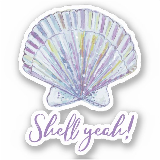 Shell Ja. Sticker (Voorkant)