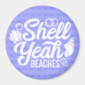 Shell Ja Stranden Cruise Deurdecoratie Magneet (Voorkant)