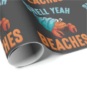 Shell Ja strandt de offensieve Quote Crab Cadeaupapier (Rol Hoek)
