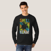 Shell Ja Turtle Earth Day World Planet Day Vinta T-shirt (Voorkant volledig)