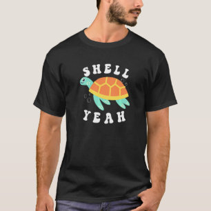 Shell Ja Turtle Zee Swim Ocean Bubbles Water Ani T-shirt