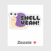 Shell ja! waterdicht sticker (Vel)