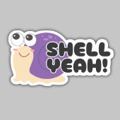 Shell ja! waterdicht sticker