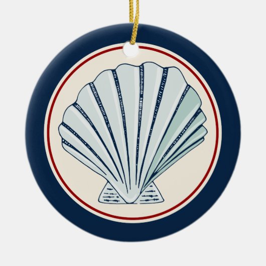 Shell Keramisch Ornament (Voorkant)