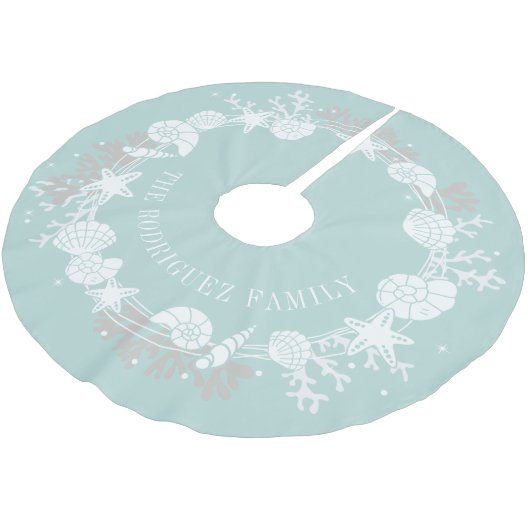 Shell kerstboomrok kerstboom rok (Gekanteld)