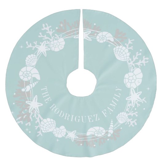 Shell kerstboomrok kerstboom rok (Voorkant)