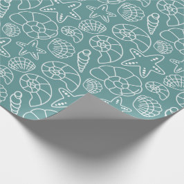 Shell Kerstmis Cadeaupapier