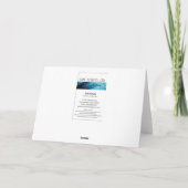 Shell Krans - Kerst/Vakantie Kaart (Achterkant)