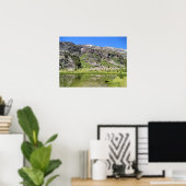 Shell Lake, Tioga Pass, CA Poster (Thuiskantoor)