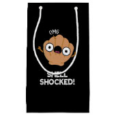 Shell liet Funny Seashell Pun Dark BG zien Klein Cadeauzakje (Voorkant)