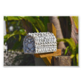 Shell Mailbox, Fort Myers Beach, Florida Foto Afdruk (Voorkant)