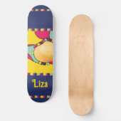 shell modern abstract design strand persoonlijk skateboard (Voorkant)