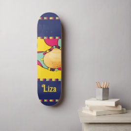 shell modern abstract design strand persoonlijk skateboard