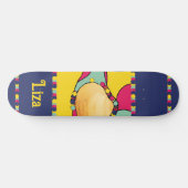 shell modern abstract design strand persoonlijk skateboard (Horizontaal)