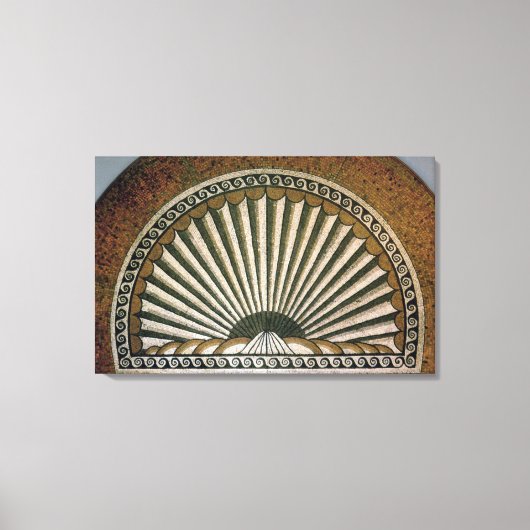 Shell mozaïek, Insula II Gebouw I 130-150 AD Canvas Afdruk (Voorkant)