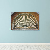 Shell mozaïek, Insula II Gebouw I 130-150 AD Canvas Afdruk (Insitu (Houten vloer))