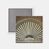 Shell mozaïek, Insula II Gebouw I 130-150 AD Magneet (Voorkant / Achterkant)
