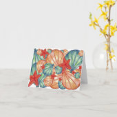 shell notecard kaart (Gele Bloem)