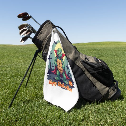Shell-o-Ween Turtle Golfhanddoek (Groen)