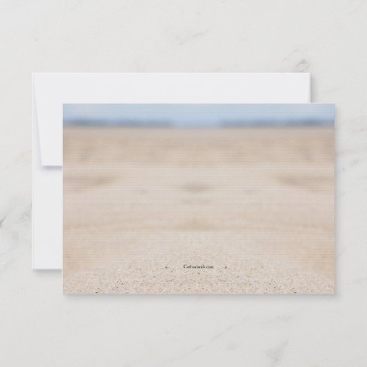 Shell op de Beach sparen de Aankondiging van de Da (Achterkant)