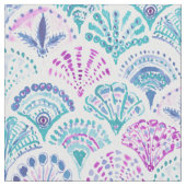 SHELL OUT Boho Mermaid Scales Stof (Close Up)