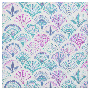 SHELL OUT Boho Mermaid Scales Stof