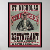 Shell Oyster Restaurant Poster (Voorkant)