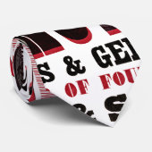 Shell Oysters stropdas (Opgerold)