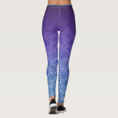 Shell patroon 02.nbg Blue BG Leggings (Achterkant)