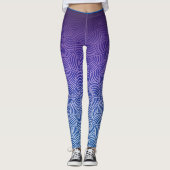 Shell patroon 02.nbg Blue BG Leggings (Voorkant)