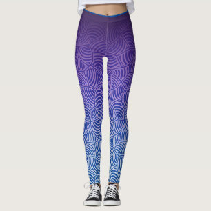 Shell patroon 02.nbg Blue BG Leggings