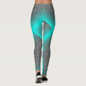 Shell patroon 04.nbg Diag.Black BG Leggings (Achterkant)