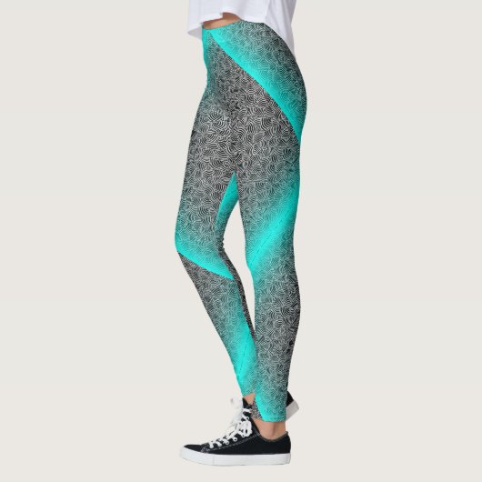 Shell patroon 04.nbg Diag.Black BG Leggings (Links)
