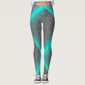 Shell patroon 04.nbg Diag.Black BG Leggings (Voorkant)