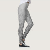 Shell patroon.04.w l Grey BG Leggings (Rechts)
