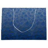 Shell patroon.04.w Leggings DBlue BG Groot Cadeauzakje (Voorkant)