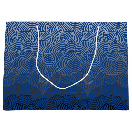 Shell patroon.04.w Leggings DBlue BG Groot Cadeauzakje (Voorkant)