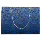 Shell patroon.04.w Leggings DBlue BG Groot Cadeauzakje (Achterkant)